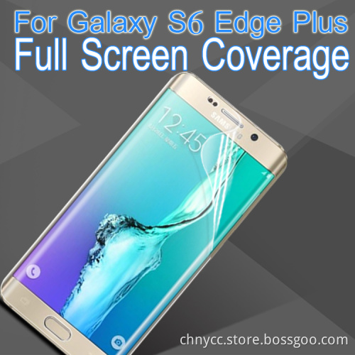Nano TPU anti shock screen protector for samsung galaxy s6 edge plus film